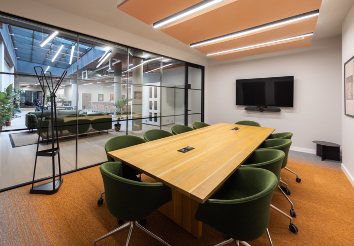 The meeting room at Mentmore Terrace, Shoreditch One Ltd (Oneder) in Hackney