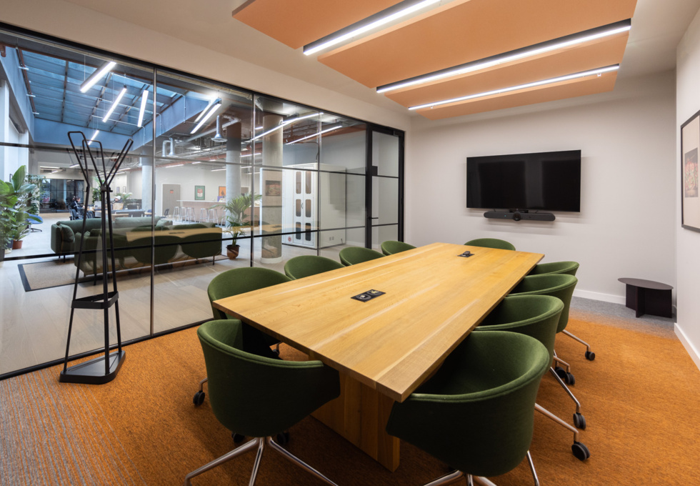 The meeting room at Mentmore Terrace, Shoreditch One Ltd (Oneder) in Hackney