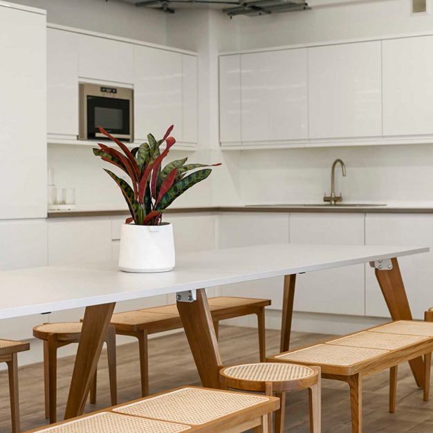 Use the dedicated kitchen at Martel Place, Base Offices in Hackney