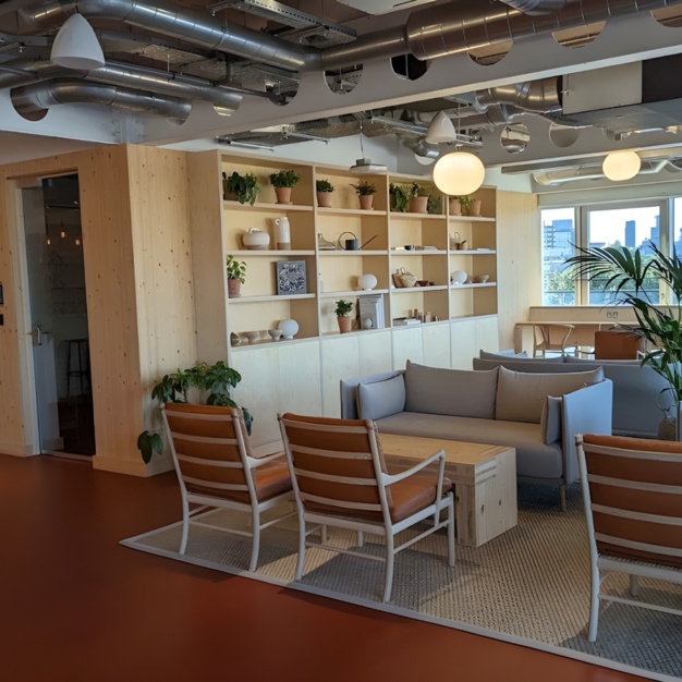 Breakout space in Orsman Road, The British Land Company PLC (Haggerston)