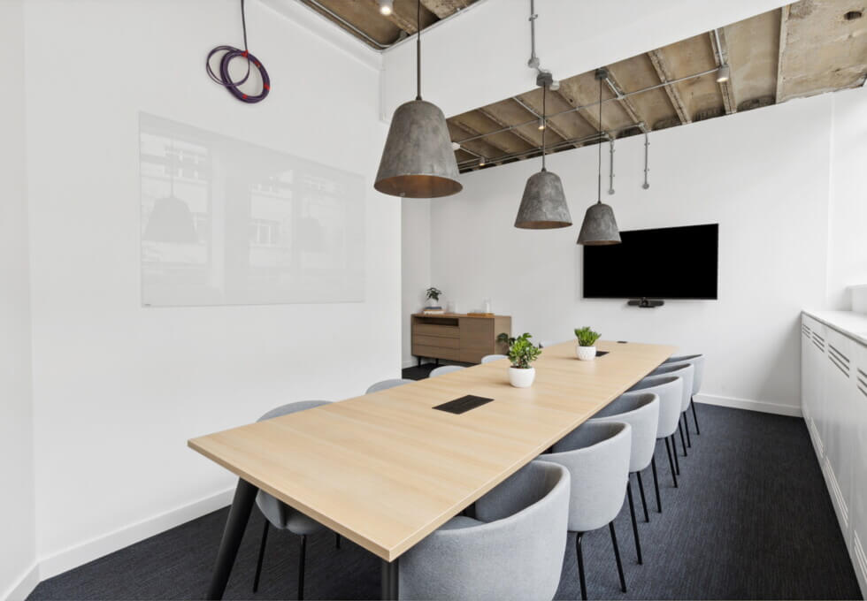 Boardroom at Glenthorne Road, Romulus Shortlands Limited in Hammersmith