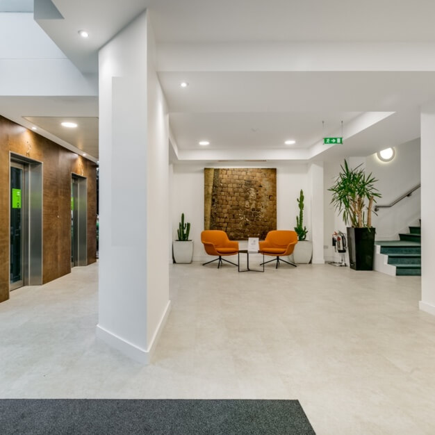 Foyer area at Hammersmith Grove, Romulus Shortlands Limited in Hammersmith