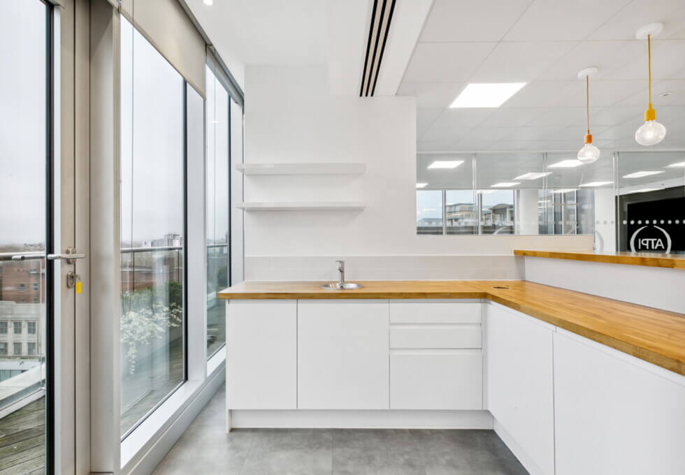 Kitchenette at Beadon Road, Romulus Shortlands Limited in Hammersmith