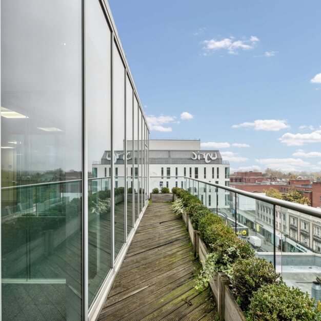 Roof terrace at Beadon Road, Romulus Shortlands Limited in Hammersmith