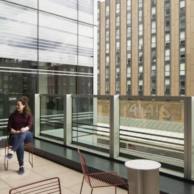 Roof terrace at Hammersmith Grove, Regus in Hammersmith