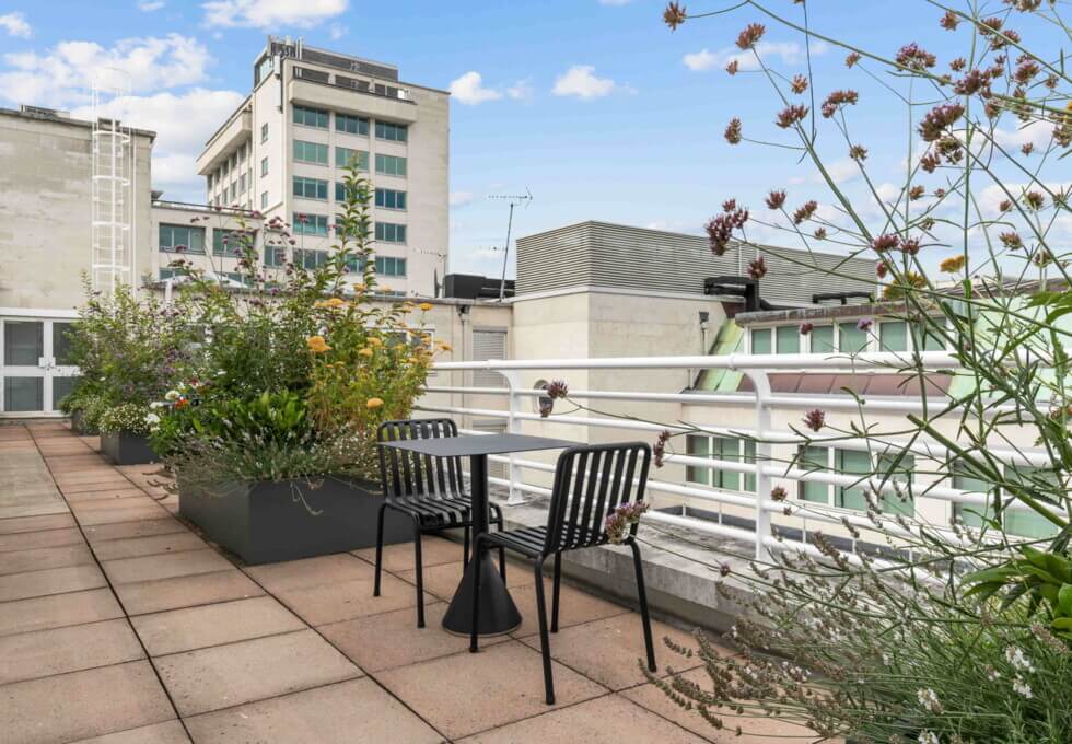 Roof terrace - Glenthorne Road, Romulus Shortlands Limited in Hammersmith
