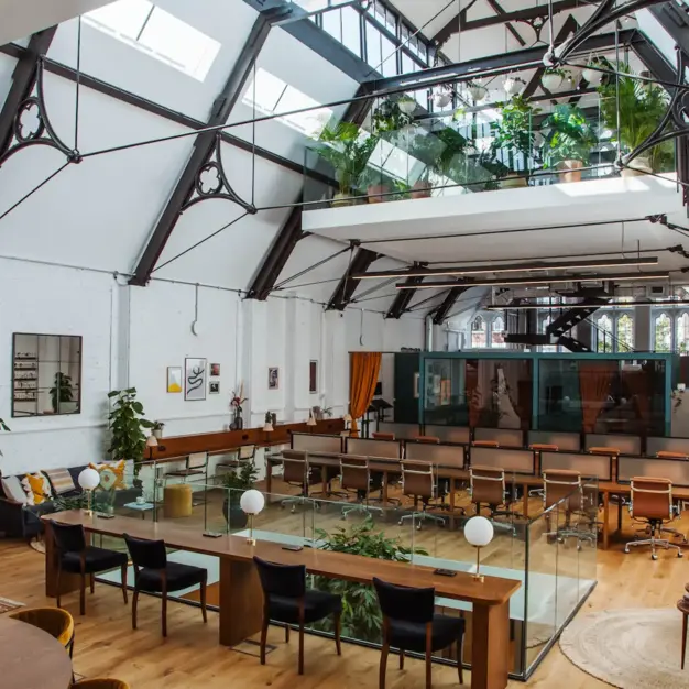 The communal space at Iffley Road, Agate Properties Limited in Hammersmith