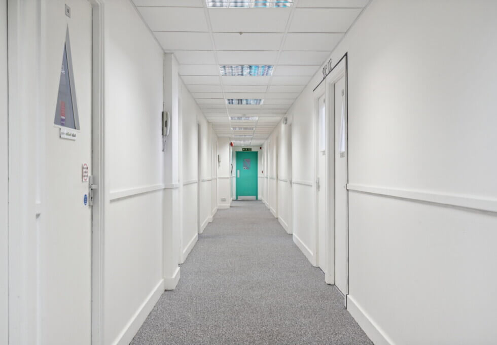 The hallway at Glenthorne Road, Romulus Shortlands Limited in Hammersmith