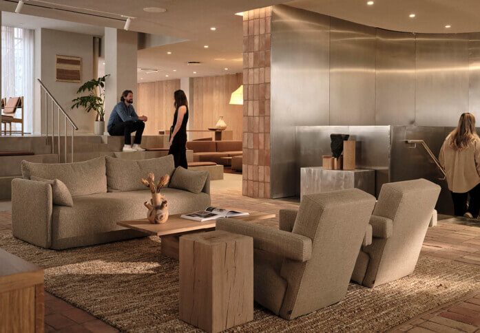 A breakout area in Chancery Lane, FORA, Holborn