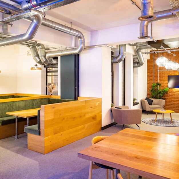 A breakout area in High Holborn, Landmark Space, Holborn