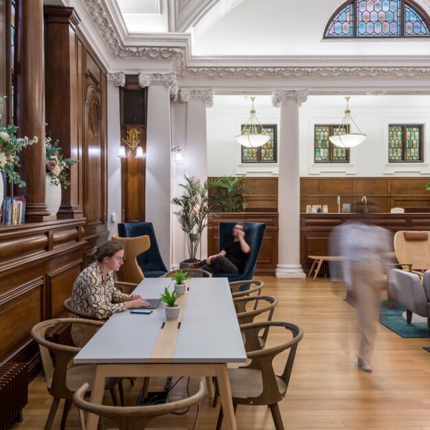 A breakout area in High Holborn, The Boutique Workplace Company, Holborn