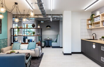 Breakout area at Red Lion Street, Work.Life in Holborn