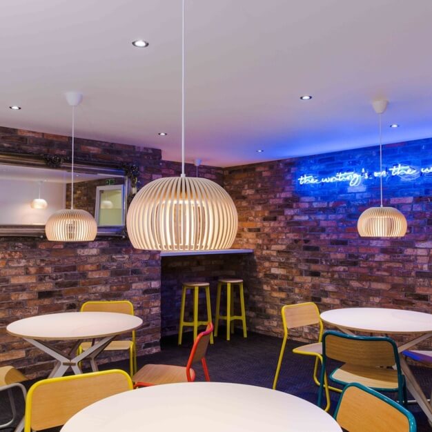 Breakout area at Southampton Place, The Boutique Workplace Company in Holborn