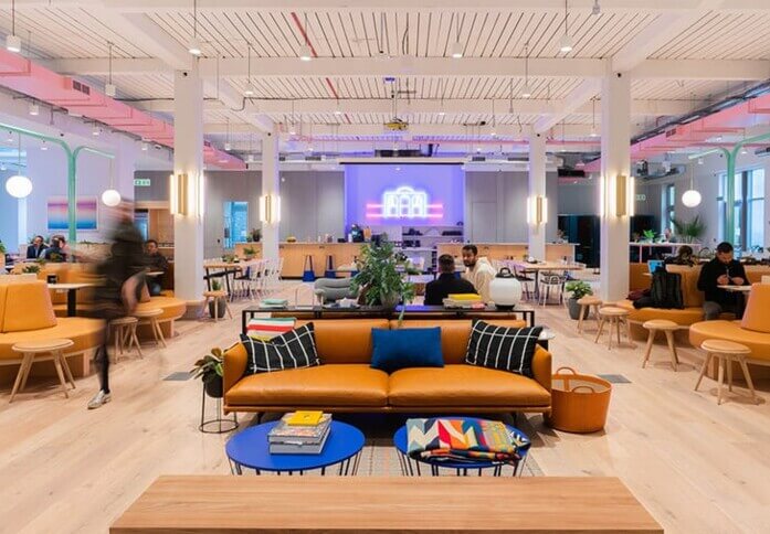 Breakout space in Kingsway, WeWork (Holborn)