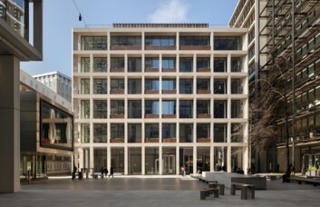 Building external for New Street Square, Land Securities Group PLC, Holborn
