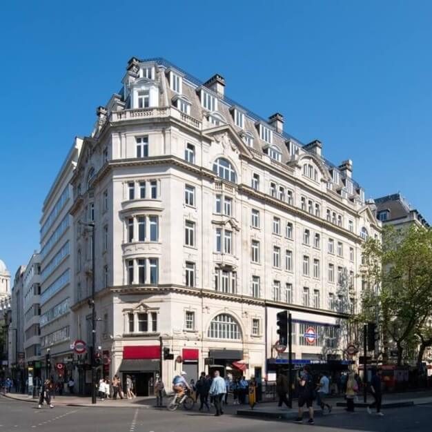 Building outside at Kingsway, Canvas Offices, Holborn