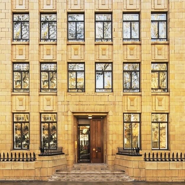 Building outside at Red Lion Square, FORA, Holborn