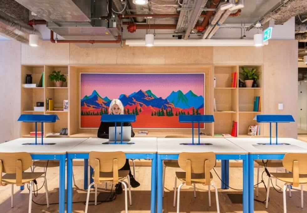 Communal Space - Waterhouse Square, WeWork in Holborn