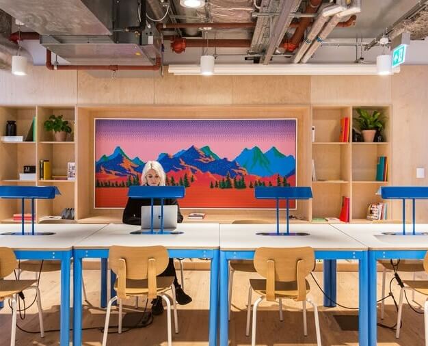 Communal Space - Waterhouse Square, WeWork in Holborn