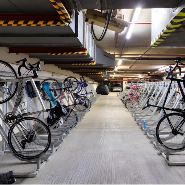Cycle room at Holborn, BA Partnership (London) Ltd in Holborn