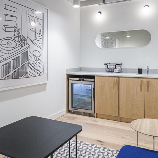 Kitchen at Bedford Row, WeWork in Holborn