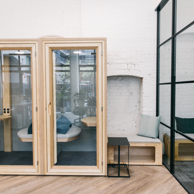Phone booth at Eagle Street, Knotel in Holborn