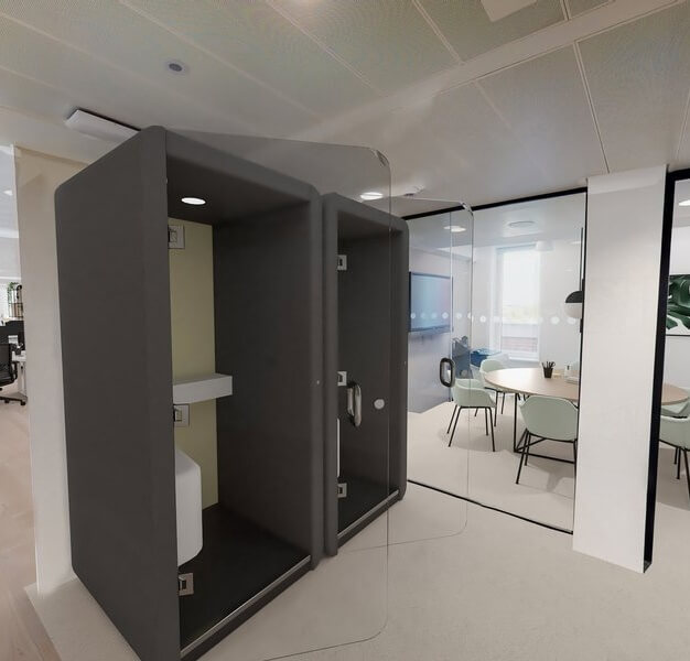 Phone booth at Theobald's Road, Kitt Technology Limited in Holborn