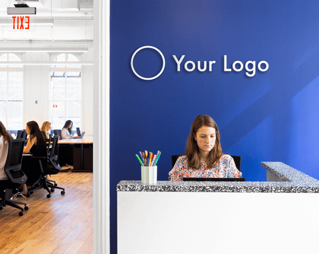 Reception at Bedford Row, WeWork in Holborn