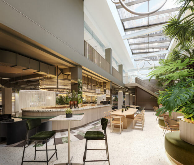 The breakout area at High Holborn, Uncommon in London