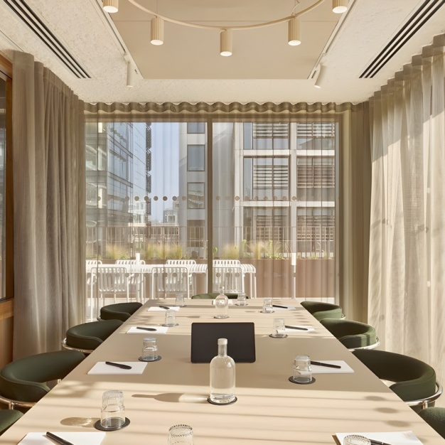 The meeting room at New Street Square, Land Securities Group PLC in Holborn