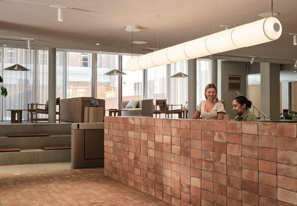 The reception at Chancery Lane, FORA in Holborn