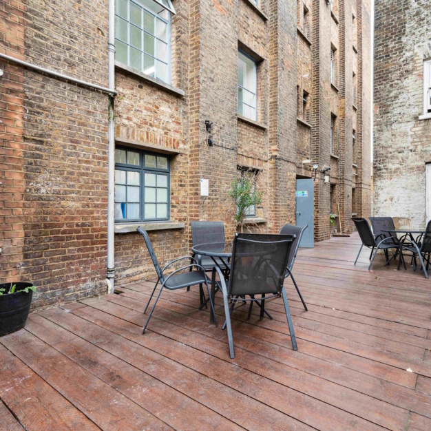 The outdoor area at Chillingworth Road, Needspace Limited in Holloway
