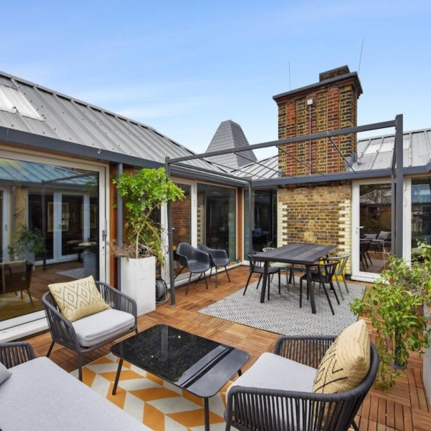 Balcony/terrace at Playground Gardens - Base Offices in Hoxton
