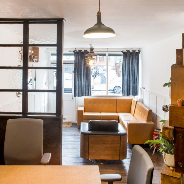 Breakout area at Hoxton Street, Canvas Offices in London