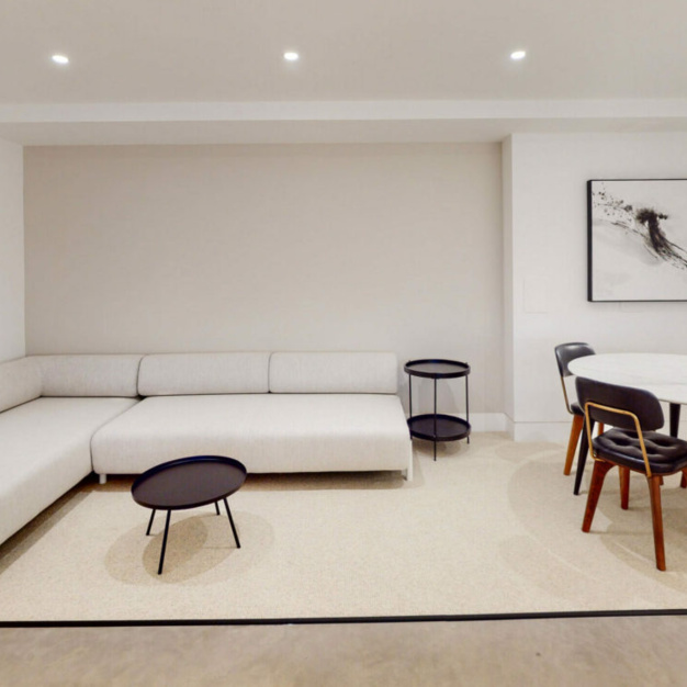 Breakout space, which is dedicated, in Long Street, Rubix (Hoxton)