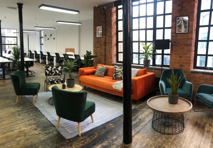 Client Breakout space - Westland Place, Dotted Desks Ltd in Hoxton
