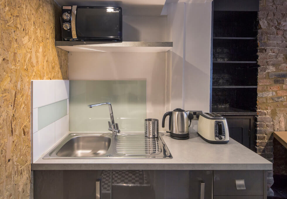 Kitchen at Hoxton Street, Canvas Offices in London