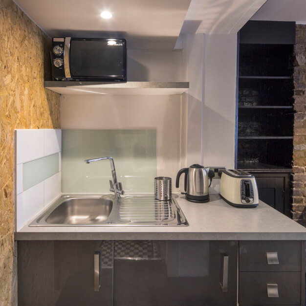 Kitchen at Hoxton Street, Canvas Offices in London