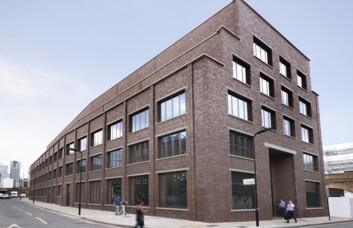 The building at Cremer Street, Workspace Group Plc in Hoxton