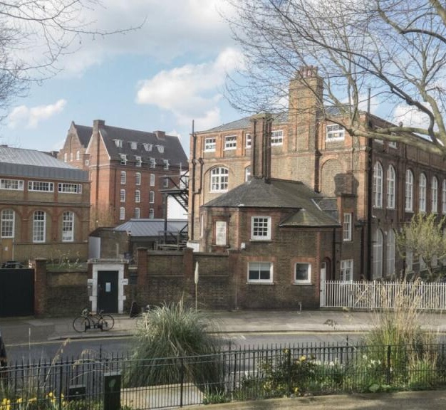 The building at Playground Gardens, Base Offices, Hoxton