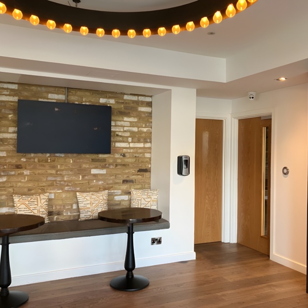 The foyer at New North Road, HYELM (Hoxton)