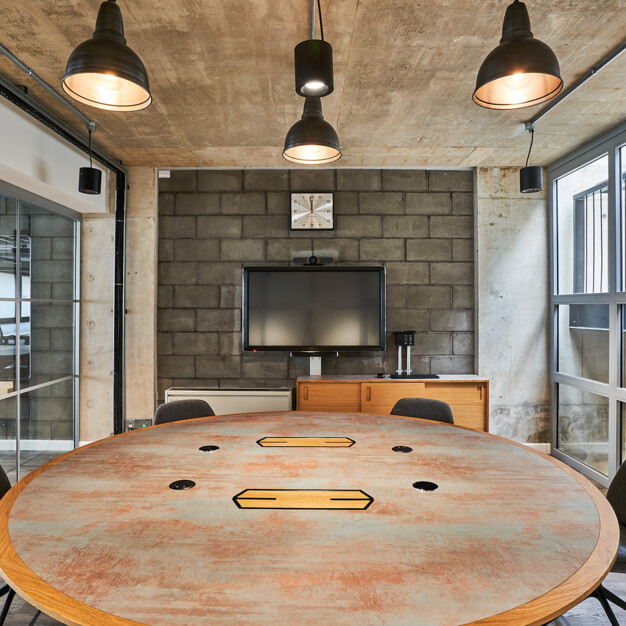 The meeting room at Hoxton Square, The Boutique Workplace Company in London