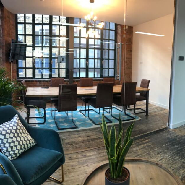 The meeting room at Westland Place, Dotted Desks Ltd in Hoxton