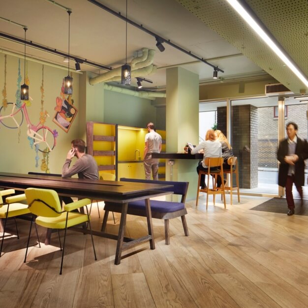 Breakout space for clients - Wharf Road, Workspace Group Plc in Islington
