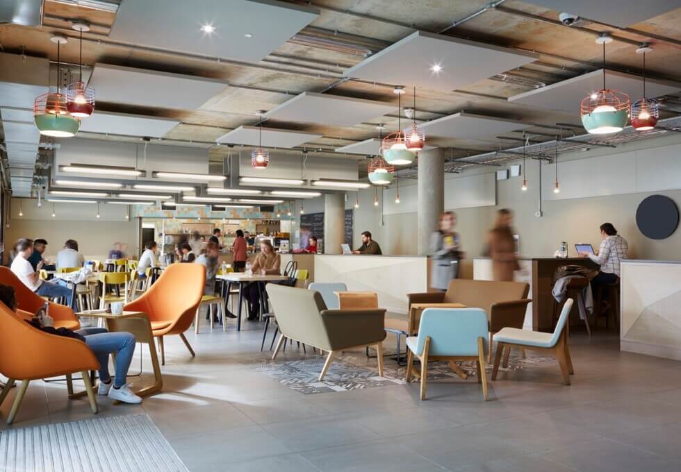 Client breakout area - Highbury Grove, Workspace Group Plc in Islington