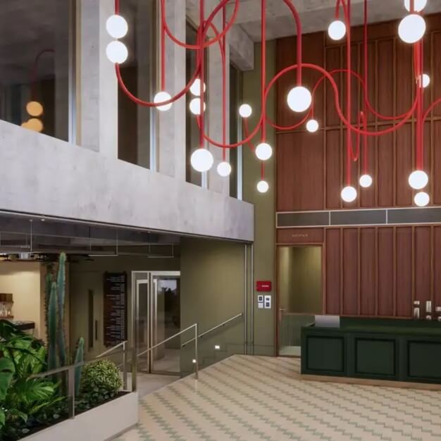 Reception in Essex Road, Workspace Group Plc, Islington