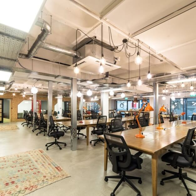 The communal space at Upper Street, Business Design Centre in Islington