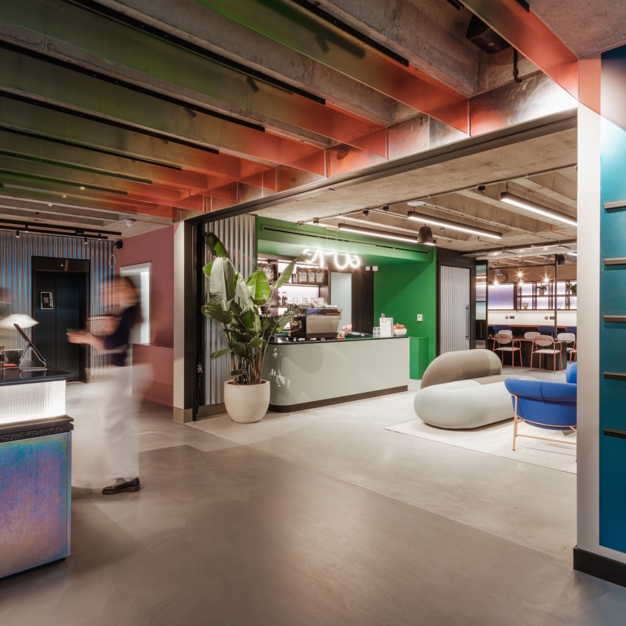 Foyer area in Wrights Lane, Huckletree, Kensington