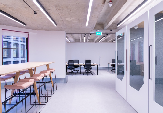 Your private workspace, Wrights Lane, Huckletree, Kensington