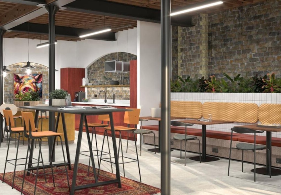 A breakout area in All Saints St, Colliers, King's Cross